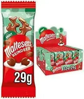 Maltesers Mint Reindeer Chocolate Christmas 29g (Case of 32)  Adomoo